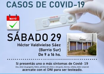 VILLA CAÑAS : Maña se realiza la tercera jornada de testeos rápidos