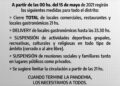 GENERAL ARENALES : LA MUNICIPALIDAD DIO A CONOCER LAS NUEVAS MEDIDAS QUE RIJE A PARTIR DE HOY