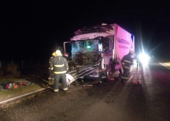 MAGGIOLO: ACCIDENTE SOBRE RUTA NACIONAL Nº8