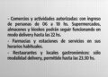 GENERAL ARENALES: EN FASE 3 POR LO QUE A PARTIR DEL DOMINGO RIGEN NUEVAS MEDIDAS