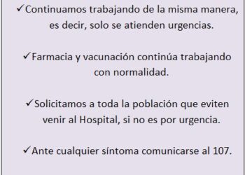 TEODELINA: COMUNICADO DEL HOSPITAL SAMCO