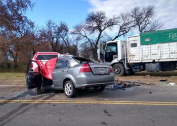 MARIA TERESA: ACCIDENTE FATAL EN RUTA PROVINCIAL 14