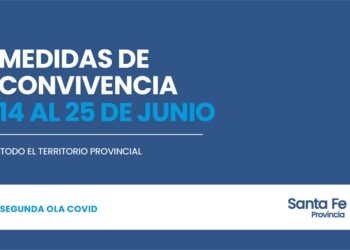 COVID-19: MEDIDAS DE CONVIVENCIA HASTA EL 25 DE JUNIO