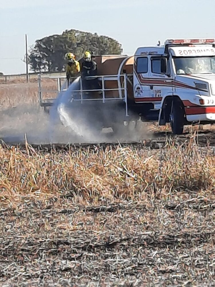 TEODELINA: INCENDIO DE CAMPO A LA ALTURA DE CAMPO SAN TEÓFILO.