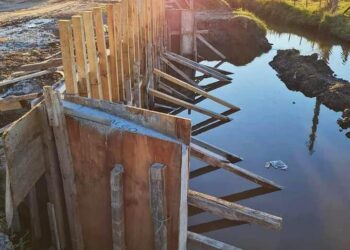 ENRICO INFORMÓ AVANCES EN LA OBRA DEL PUENTE EN EL CAMINO DE WHEELWRIGHT A COLÓN