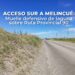 EL SENADOR ENRICO SOLICITA LA ADECUACIÓN DE LA DEFENSA DE RUTA 90 EN MELINCUÉ
