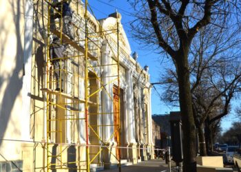 VILLA CAÑAS EL MUNICIPIO CONTINÚA CON EL PLAN DE REFACCIÓN DEL CENTRO CULTURAL