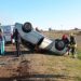 ACCIDENTE EN GRAL. ARENALES: VUELCO EN RUTA 50 ACCIDENTE EN GRAL. ARENALES: VUELCO EN RUTA 50