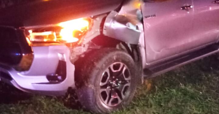 ARRIBEÑOS – VEHÏCULO COLICIONO CON UNA MOTO ZANELLA EN RUTA 65 ENTRE ARENALES T ARRIBEÑOS