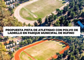 EL SENADOR ENRICO GESTIONA ANTE EL GOBIERNO PROVINCIAL QUE LA PISTA DE ATLETISMO DEL PARQUE DE RUFINO SEA DE POLVO DE LADRILLO