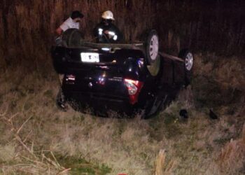 TEODELINA: SINIESTRO VIAL EN CAMINO A LA ESTACION TEODELINA