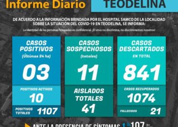 TEODELINA : COVID 19-𝗜𝗡𝗙𝗢𝗥𝗠𝗘 𝗗𝗜𝗔𝗥𝗜𝗢  – Actualización 10/08/2021