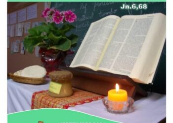 TEODELINA : NOTICIAS PARROQUIALES : MISAS. ENTREGA DE BIBLIAS. BAUTISMOS