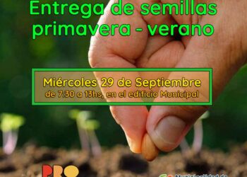 VILLA CAÑAS : PROHUERTA: ENTREGA DE SEMILLAS PRIMAVERA-VERANO