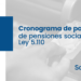 SANTA FE: DIERON A CONOCER EL CRONOGRAMA DE PAGO DE LAS PENSIONES SOCIALES