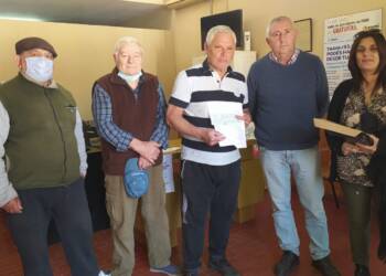 TEODELINA: EL CENTRO DE JUBILADOS Y PENSIONADOS RECIBIÓ HOY S60.000 DEL PAMI