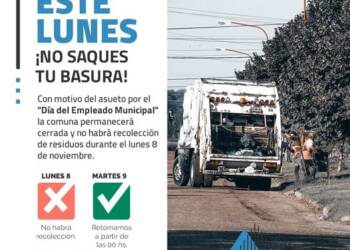 𝗗𝗜𝗔 𝗗𝗘𝗟 𝗧𝗥𝗔𝗕𝗔𝗝𝗔𝗗𝗢𝗥 𝗠𝗨𝗡𝗜𝗖𝗜𝗣𝗔𝗟 𝗡𝗢 𝗛𝗔𝗕𝗥𝗔 𝗥𝗘𝗖𝗢𝗟𝗘𝗖𝗖𝗜𝗢𝗡 𝗗𝗘 𝗥𝗘𝗦𝗜𝗗𝗨𝗢𝗦 𝗬 𝗟𝗔 𝗖𝗢𝗠𝗨𝗡𝗔 𝗣𝗘𝗥𝗠𝗔𝗡𝗘𝗖𝗘𝗥𝗔 𝗖𝗘𝗥𝗥𝗔𝗗𝗔