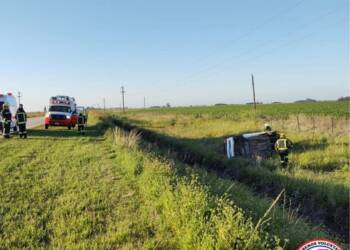 VUELCO EN  LA 94 ESTA MAÑANA