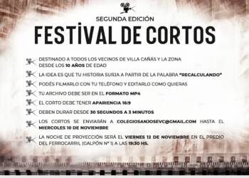 VILLA CAÑAS : SEGUNDA EDICIÓN DEL FESTIVAL DE CORTOS