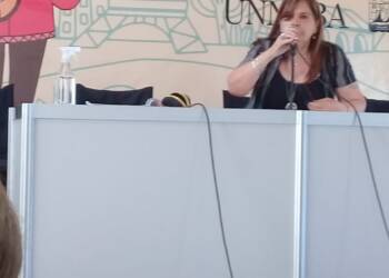 LA PREMIADA POETA DE TEODELINA STELLA MARIS RENDE FUE ORADORA EN LA FERIA DEL LIBRO JUNIN 2021