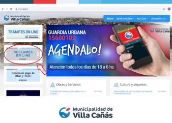 VILLA CAÑAS: LOS VECINOS PODRÁN REALIZAR RECLAMOS ON LINE
