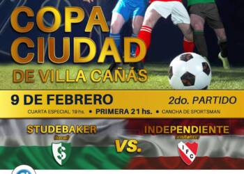 VILLA CAÑAS : SE JUEGA EL SEGUNDO PARTIDO DE LA COPA CIUDAD