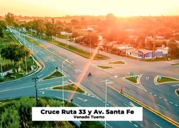 ENRICO APURA GESTIONES PARA QUE SE TOMEN MEDIDAS DE SEGURIDAD EN RUTA 33 Y AV. SANTA FE