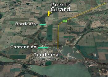 LISANDRO ENRICO: “ES PRIORITARIO Y URGENTE QUE SE CONCRETE LA OBRA DE DEFENSA HÍDRICA DE TEODELINA”