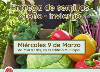 VILLA CAÑAS : PROHUERTA: ENTREGA DE SEMILLAS OTOÑO-INVIERNO