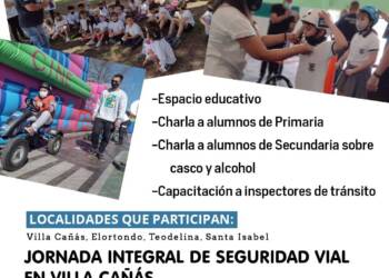 VILLA CAÑAS : JORNADA INTEGRAL DE SEGURIDAD VIAL