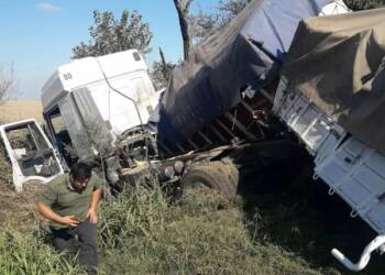 CHOQUE ENTRE CAMIONES EN RUTA 8