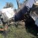 CHOQUE ENTRE CAMIONES EN RUTA 8 CHOQUE ENTRE CAMIONES EN RUTA 8