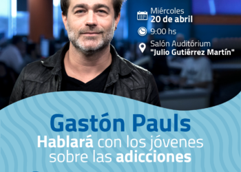 TEODELINA : Éste miércoles 20 de abril llega Gastón Pauls para hablar sobre adicciones.