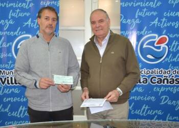 VILLA CAÑAS : GIZZI ENTREGÓ APORTES A LOS CLUBES CAÑASEÑOS ⠀