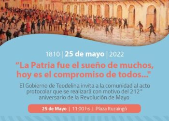 TEODELINA : 𝟐𝟓 𝐝𝐞 𝐌𝐚𝐲𝐨  | 𝐃𝐈𝐀 𝐃𝐄 𝐋𝐀 𝐑𝐄𝐕𝐎𝐋𝐔𝐂𝐈𝐎𝐍 𝐃𝐄 𝐌𝐀𝐘𝐎 