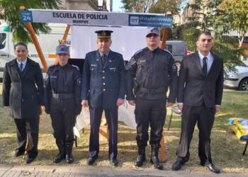 POR PRIMERA VEZ, LA ESCUELA DE POLICÍA DE MURPHY FORMÓ PARTE DE “EXPOEDUCATIVA VENADO TUERTO 2022” 