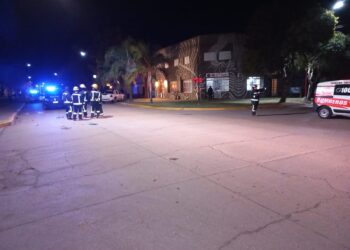 TEODELINA: COLISION ENTRE DOS VEHICULOS EN 9 DE JULIO y 25 DE MAYO