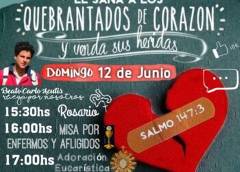 TEODELINA: VISITA DE LA RELIQUIA DEL BEATO CARLOS ACUTIS