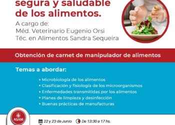 CAPACITACIÓN PARA MANIPULADORES DE ALIMENTOS