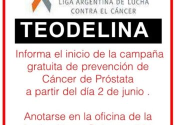 LALCEC TEODELINA:  CAMPAÑA GRATUITA DE PREVENCION DE CANCER DE PROSTATA