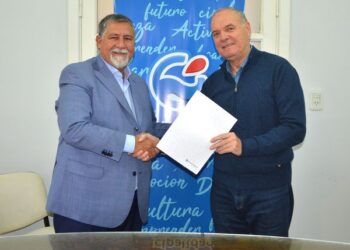 VILLA CAÑAS : FIRMA DE CONVENIO CON EL BANCO SANTA FE