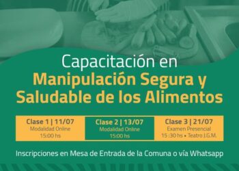 𝗖𝗔𝗣𝗔𝗖𝗜𝗧𝗔𝗖𝗜𝗢𝗡 𝗘𝗡 𝗠𝗔𝗡𝗜𝗣𝗨𝗟𝗔𝗖𝗜𝗢𝗡 𝗦𝗘𝗚𝗨𝗥𝗔 𝗬 𝗦𝗔𝗟𝗨𝗗𝗔𝗕𝗟𝗘 𝗗𝗘 𝗟𝗢𝗦 𝗔𝗟𝗜𝗠𝗘𝗡𝗧𝗢𝗦 