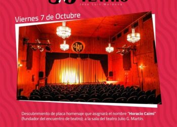 𝟯𝟬° 𝗘𝗻𝗰𝘂𝗲𝗻𝘁𝗿𝗼 𝗱𝗲 𝗧𝗲𝗮𝘁𝗿𝗼  | 𝗛𝗢𝗠𝗘𝗡𝗔𝗝𝗘 𝗔 𝗛𝗢𝗥𝗔𝗖𝗜𝗢 𝗖𝗔𝗜𝗠𝗜