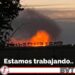 TEODELINA: ARDUO TRABAJO DE BOMBEROS EN UN INCENDIO EN ZONA RURAL