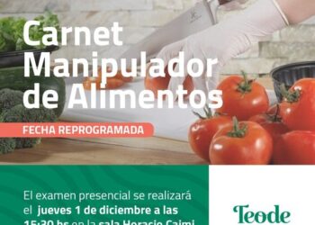 TEODELINA: 𝐅𝐄𝐂𝐇𝐀 𝐑𝐄𝐏𝐑𝐎𝐆𝐑𝐀𝐌𝐀𝐃𝐀  𝐄𝐱𝐚𝐦𝐞𝐧 𝐌𝐚𝐧𝐢𝐩𝐮𝐥𝐚𝐝𝐨𝐫 𝐝𝐞 𝐀𝐥𝐢𝐦𝐞𝐧𝐭𝐨𝐬