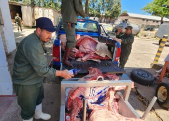 Seguridad Rural   –   GRAN SECUESTRO DE CORTES CÁRNICOS