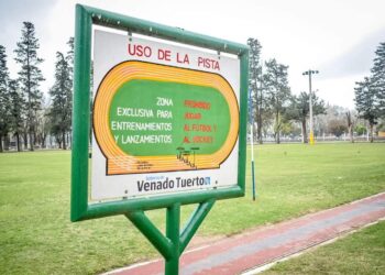 EL SENADOR ENRICO VUELVE A IMPULSAR LA RENOVACIÓN DE LA PISTA DE ATLETISMO DEL PARQUE MUNICIPAL DE VENADO TUERTO