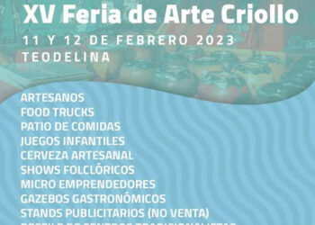 TEODELINA: SE ESPERA UN ÉXITO ROTUNDO EN LA XV FERIA DE ARTE CRIOLLO