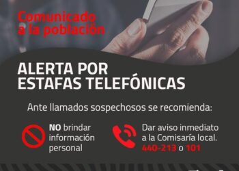 TEODELINA: 𝗖𝗼𝗺𝘂𝗻𝗶𝗰𝗮𝗱𝗼 |  𝗔𝗟𝗘𝗥𝗧𝗔 𝗣𝗢𝗥 𝗘𝗦𝗧𝗔𝗙𝗔𝗦 𝗧𝗘𝗟𝗘𝗙𝗢𝗡𝗜𝗖𝗔𝗦