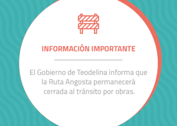 TEODELINA: RUTA ANGOSTA | RESTRICCIÓN AL TRÁNSITO POR OBRAS